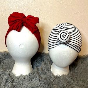 2 pack baby or little girl turban 👒👒